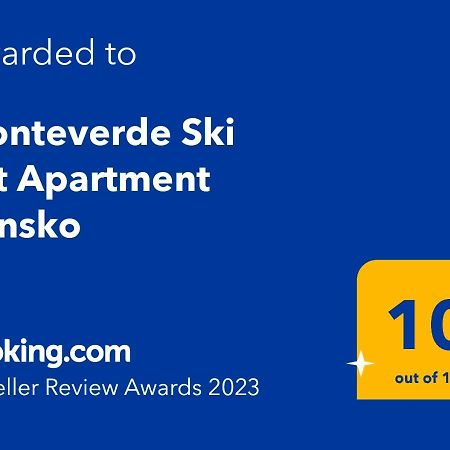 Monteverde Ski Lift Apartment Bansko Exteriör bild