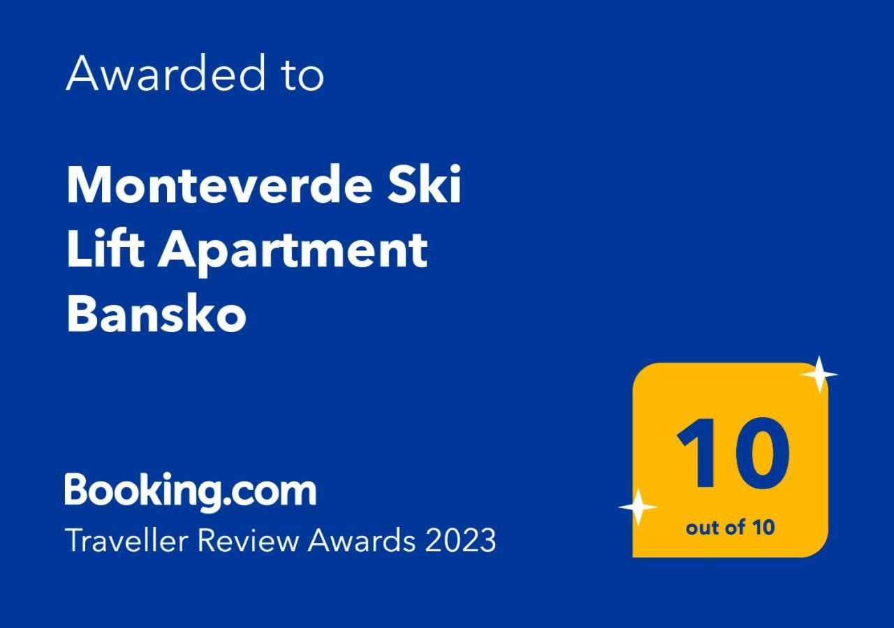 Monteverde Ski Lift Apartment Bansko Exteriör bild
